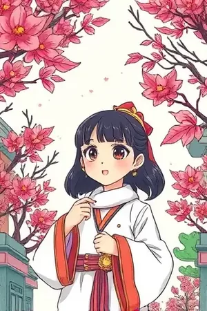 雾岛来信主视觉，晨雾紫调漫画封面